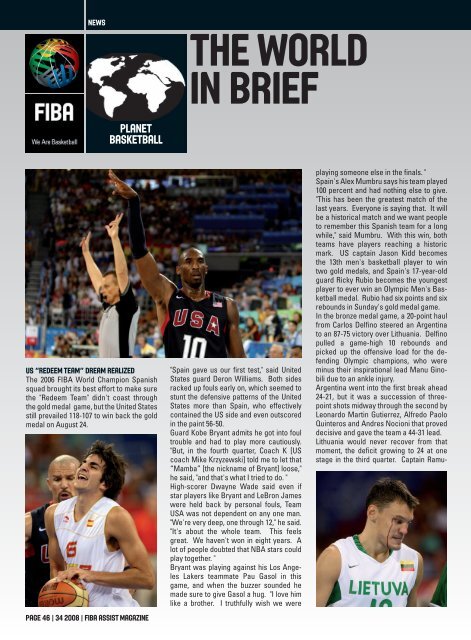 “SLICE” AND “POINT” SETS - FIBA.com