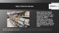 Will Baby Toiletries Market grow in the coming years?