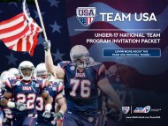 TeAm USA - USA Football