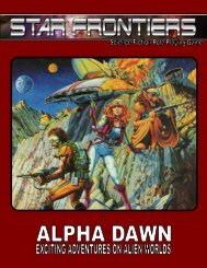 Star Frontiers - Alpha Dawn - Star Frontiersman