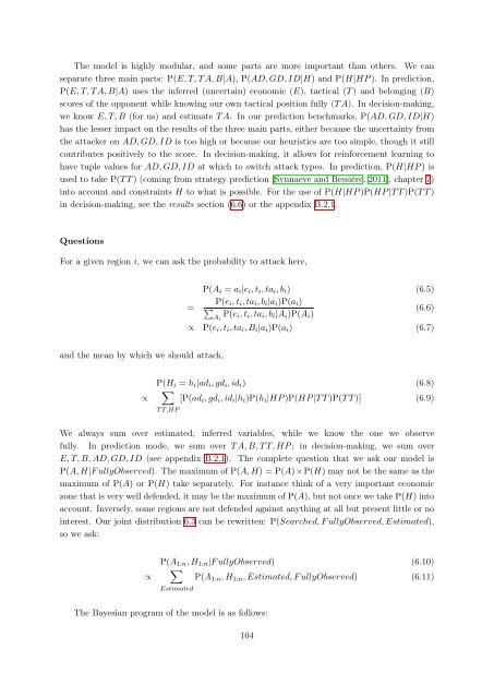 Bayesian Programming and Learning for Multi-Player Video Games ...