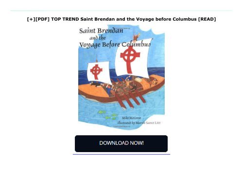 [+][PDF] TOP TREND Saint Brendan and the Voyage before Columbus  [READ] 