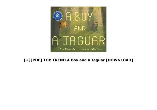 [+][PDF] TOP TREND A Boy and a Jaguar  [DOWNLOAD] 