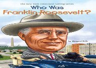 [+][PDF] TOP TREND Who Was Franklin Roosevelt? (Who Was...? (Paperback))  [DOWNLOAD] 