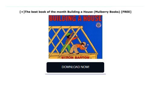 [+]The best book of the month Building a House (Mulberry Books)  [FREE] 