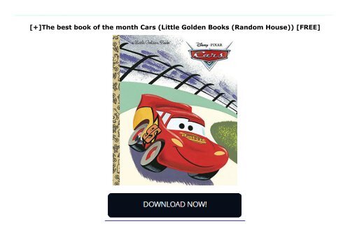 [+]The best book of the month Cars (Little Golden Books (Random House))  [FREE] 