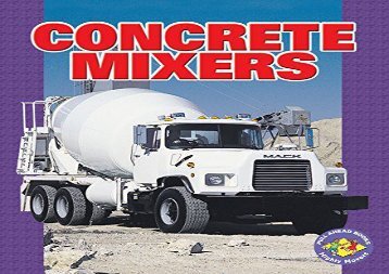 [+]The best book of the month Concrete Mixers (Pull Ahead Books (Paperback)) (Pull Ahead Mighty Movers)  [FREE] 