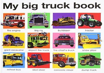 [+]The best book of the month My Big Truck Book (My Big Board Books)  [FULL] 