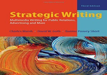 [+]The best book of the month Strategic Writing: Multimedia Writing for Public Relations, Advertising, and More [PDF] 