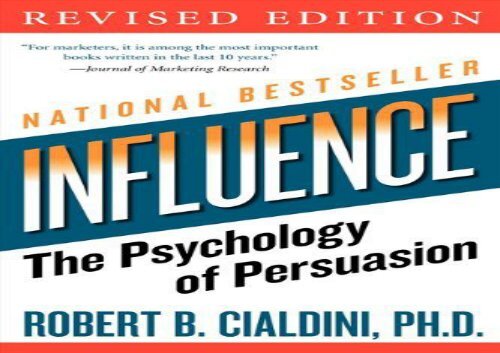 [+][PDF] TOP TREND Influence: The Psychology of Persuasion  [READ] 