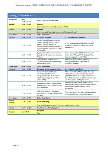 Conference Program Istanbul 17072012 - ecrea 2012