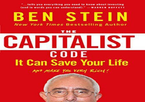 PDF] TOP TREND The Capitalist Code: It Can Save Your Life and Make You Very  Rich [