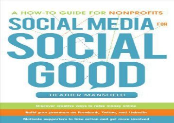 [+]The best book of the month Social Media for Social Good: A How-to Guide for Nonprofits  [FREE] 