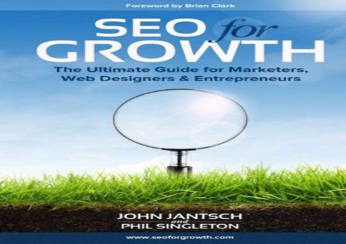 [+]The best book of the month SEO for Growth: The Ultimate Guide for Marketers, Web Designers   Entrepreneurs  [DOWNLOAD] 