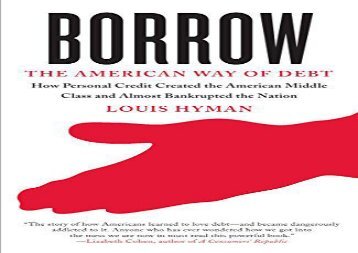 [+][PDF] TOP TREND Borrow: The American Way of Debt  [READ] 