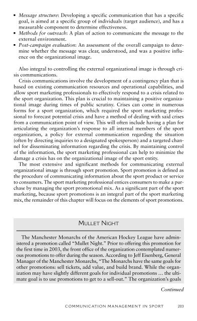 advanced theory and practice in sport marketing - Marshalls University