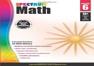 [+]The best book of the month Spectrum Math Workbook, Grade 6 [PDF] 