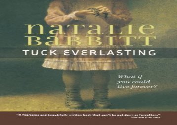 [+][PDF] TOP TREND Tuck Everlasting  [NEWS]