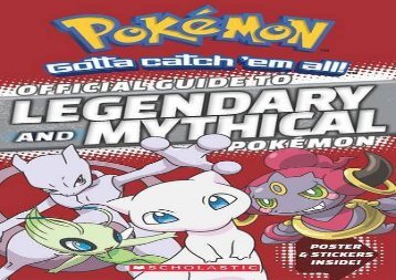 [+]The best book of the month Official Guide to Legendary and Mythical Pokemon  [DOWNLOAD] 