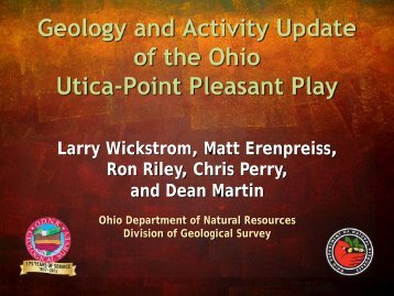 Geology and Activity Update of the Ohio Utica-Point Pleasant Play