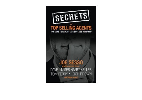 [+][PDF] TOP TREND Secrets of Top Selling Agents: The Keys To Real Estate Success Revealed  [READ] 