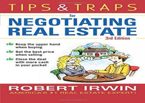 [+]The best book of the month Tips   Traps for Negotiating Real Estate, Third Edition (Tips and Traps)  [FULL] 