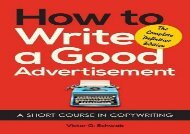 [+][PDF] TOP TREND How to Write a Good Advertisement: A Short Course in Copywriting  [DOWNLOAD] 