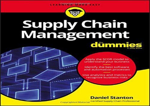 [+]The best book of the month Supply Chain Management For Dummies [PDF] 