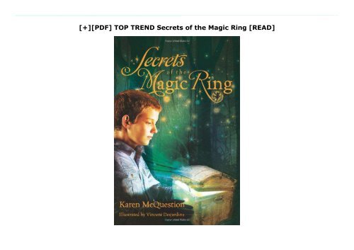 [+][PDF] TOP TREND Secrets of the Magic Ring  [READ] 