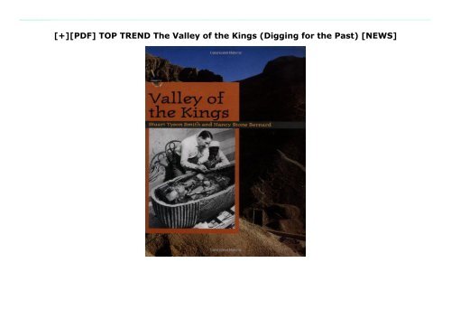 [+][PDF] TOP TREND The Valley of the Kings (Digging for the Past)  [NEWS]