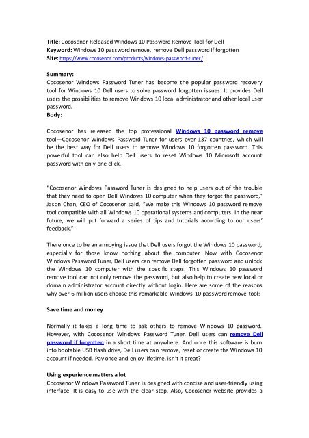 top 10 best windows password resetter software