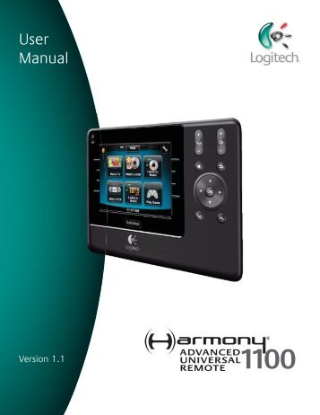 Harmony 1100 User Manual.indb - Logitech