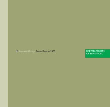 Benetton Group Annual Report 2003