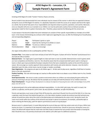 region letter format