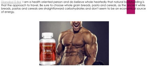 D-Bal Review - Best Legal Dianabol by Crazy Bulk That Builds Muscle ..