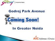 Godrej Park Avenue New Residential Project  Greater Noida