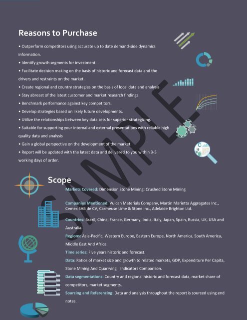 Stone Mining And Quarrying Global Market Report 2018 