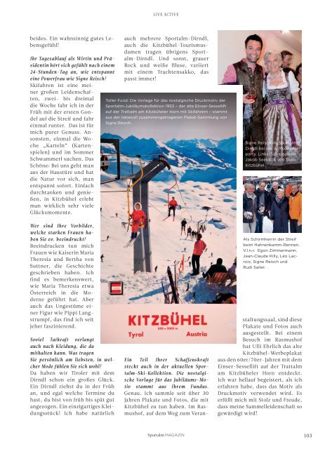 SPORTALM Kitzbühel - Herbst Winter 2018