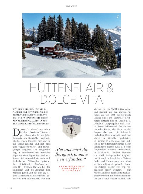 SPORTALM Kitzbühel - Herbst Winter 2018