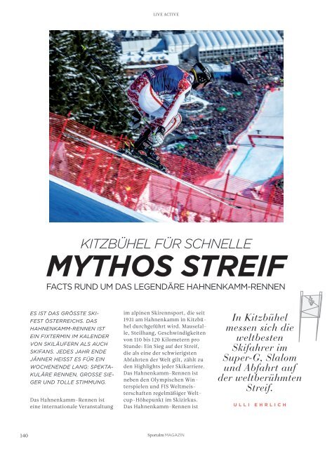 SPORTALM Kitzbühel - Herbst Winter 2018