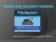 VMware Data Recovery Freeware