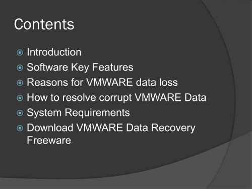 VMware Data Recovery Freeware