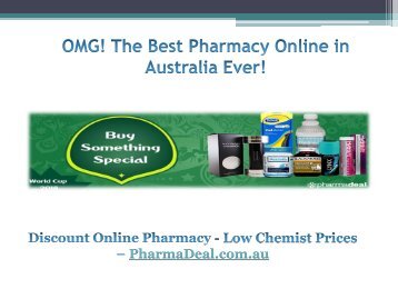 OMG! The Best Discount Online Pharmacy Australia Ever!