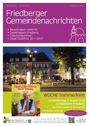 Gemeindezeitung Juli 2018