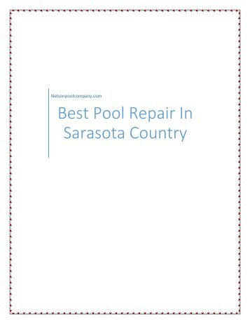 best pool repair repair in sarosata country