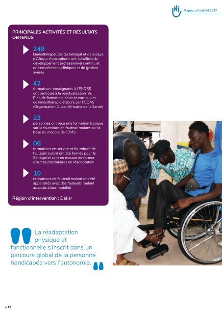 RAPPORT ANNUEL - PROGRAMME AFRIQUE CAP-OUEST- 2017