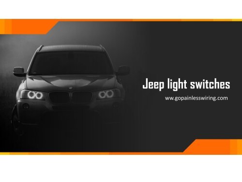Hooke Road Left Hand A Pillar Lighting Switch Pod 4-Switch Panel for 1997-2006 Jeep Wrangler TJ