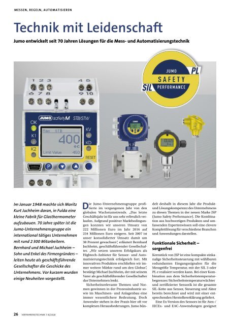 Verfahrenstechnik 7-8/2018