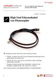 SD AUDIOPHIL_ONLINE ETHERNETKABEL