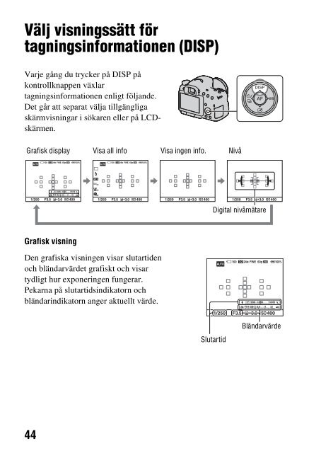 Sony SLT-A65K - SLT-A65K Consignes d&rsquo;utilisation Su&eacute;dois